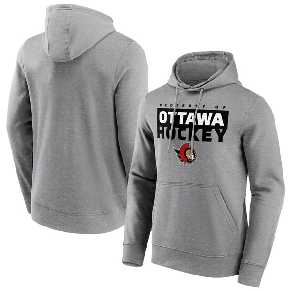 Men's Ottawa Senators Gray Gain Ground Hoodie